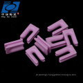 pink alumina ceramic textile u-type parts